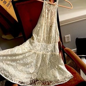 NWT mint lace halter dress free people!